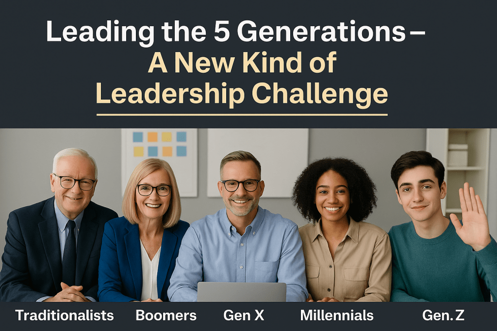 Leading the 5 Generations – A New Kind of Leadership&nbsp;Challenge